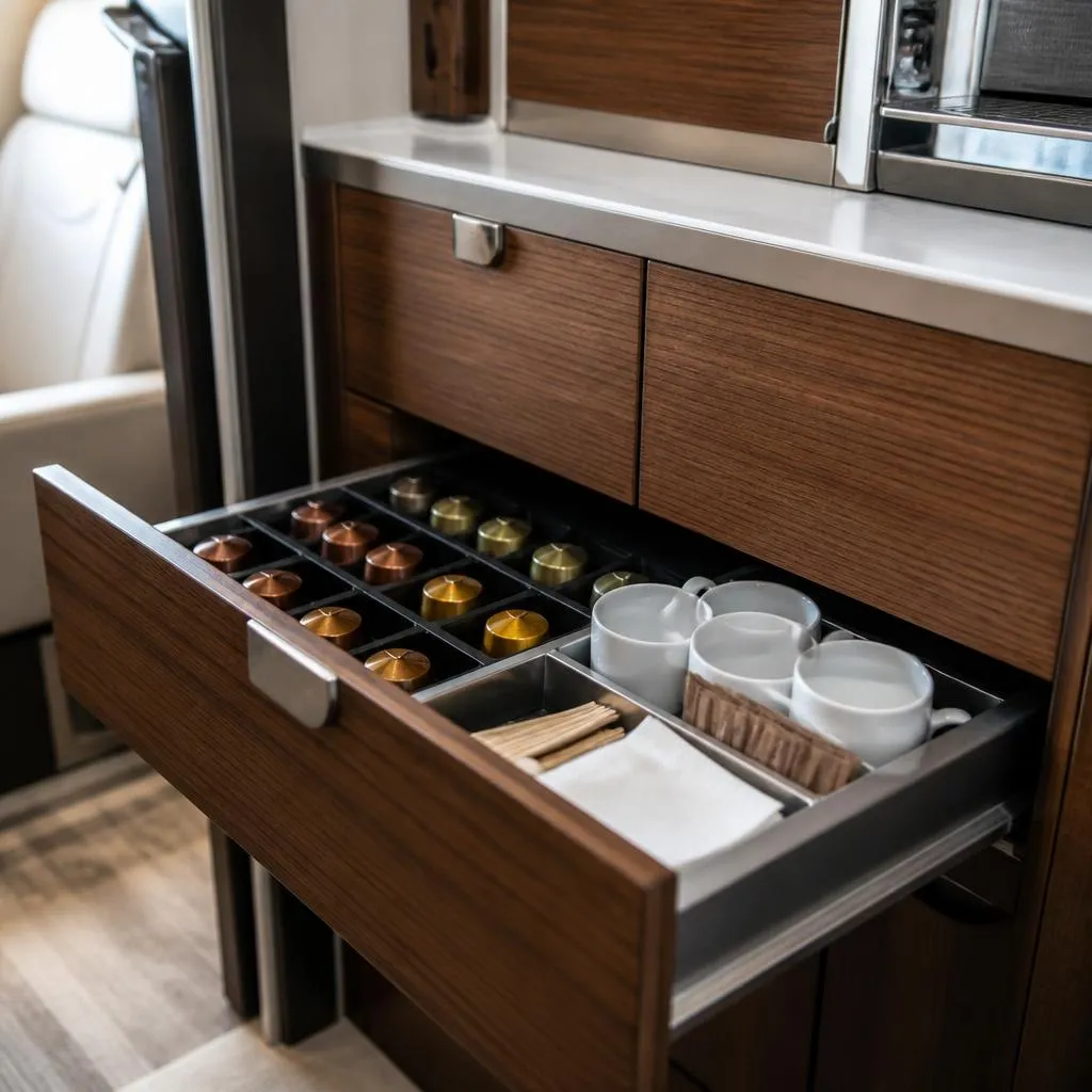 Coffee & Hot Service drawer